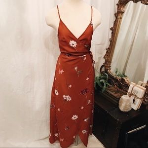 Princess Polly Wrap Midi Dress